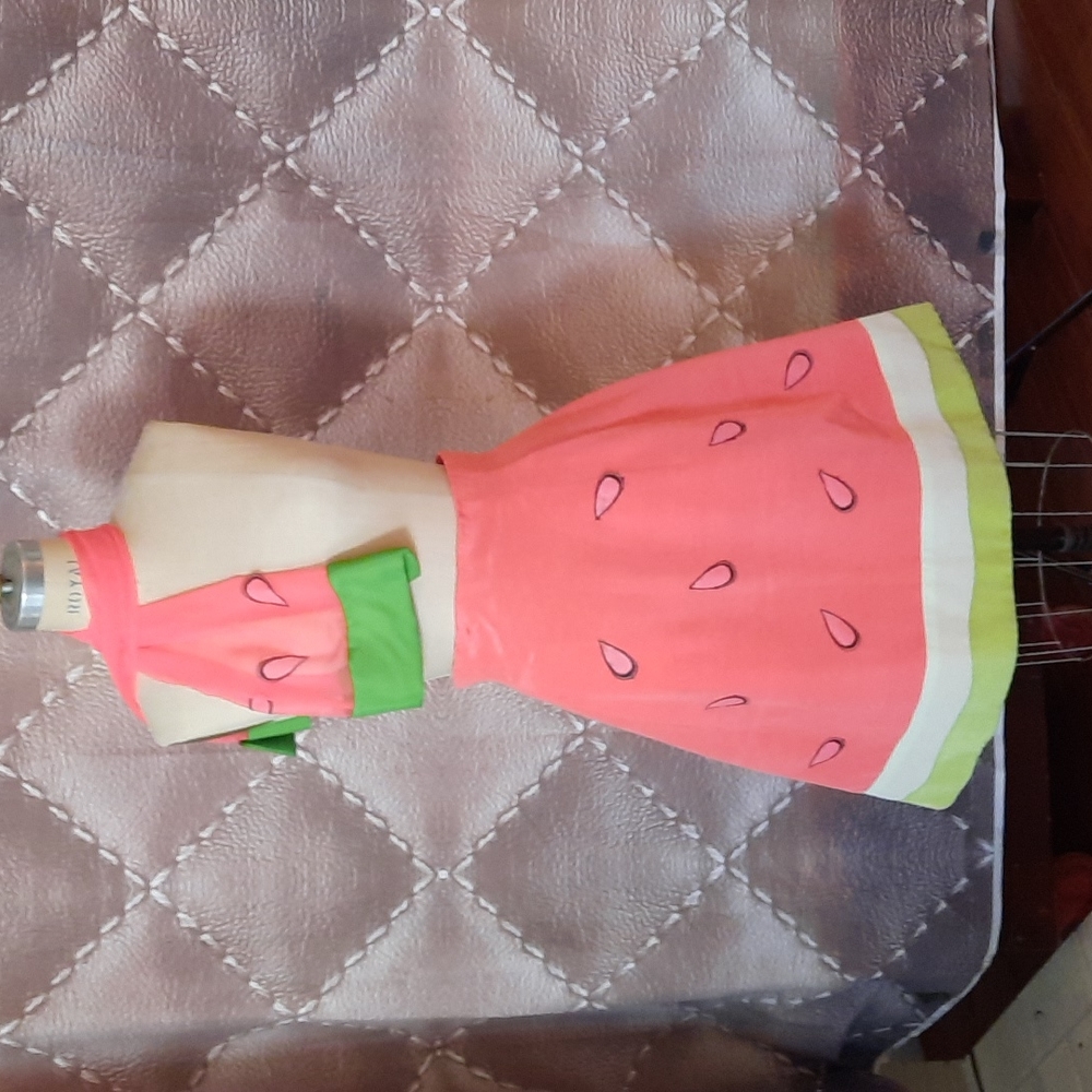 Nan-made Watermelon Skirt and Scarf